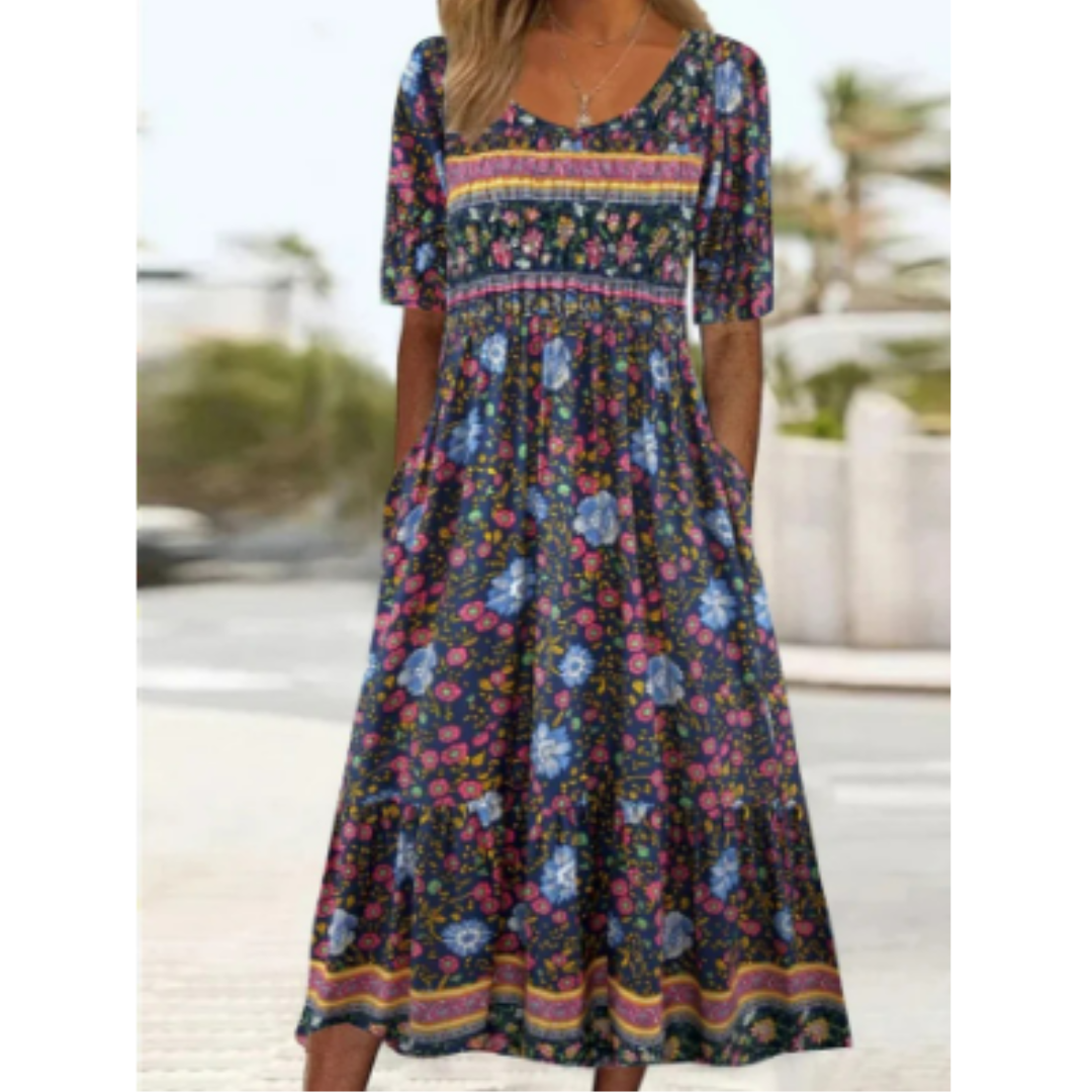 Henriette Dresses in Bohemian Elegant and Practical Style for Women