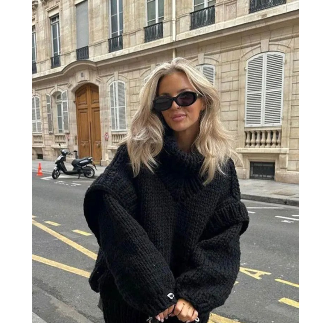 Oversized Women's Sweater Erenabaji โ Extremely Soft and Cozy for Perfect Warmth on Pleasant Days