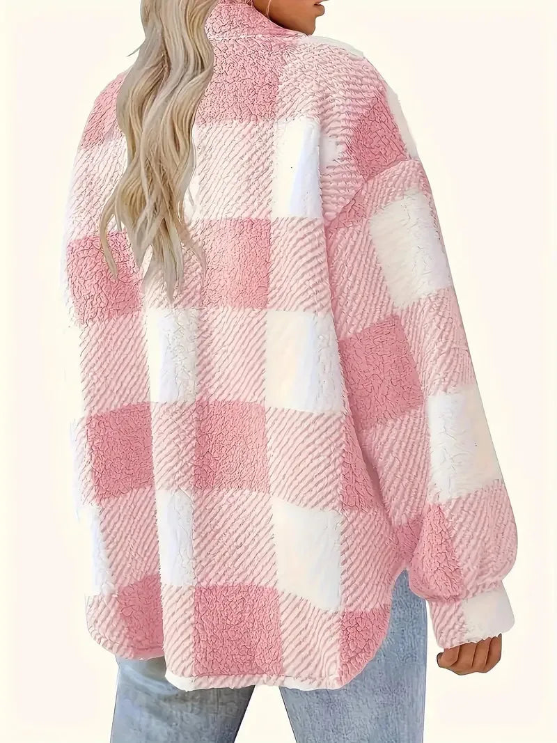 Stephanie | Warm and cozy furry jacket for relaxed days