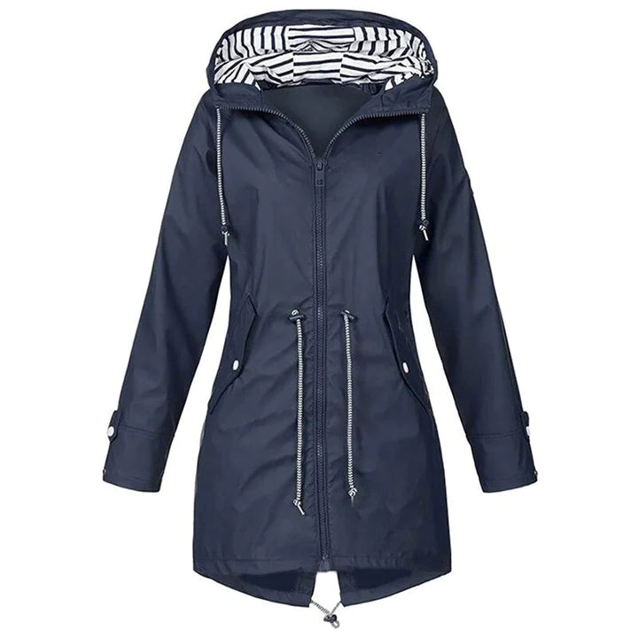 Lisa | Waterproof Rain Jacket with Practical Hood and Fashionable Look