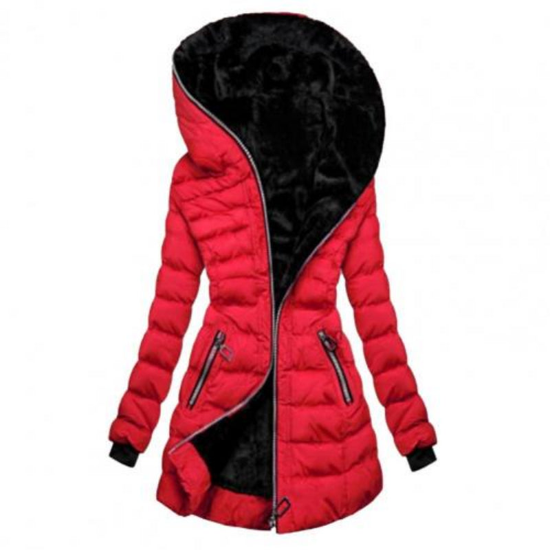 Women's Puffer Coat with Zipper for Perfect Control - Ultimate Protection and Stylish Design for Cold Days