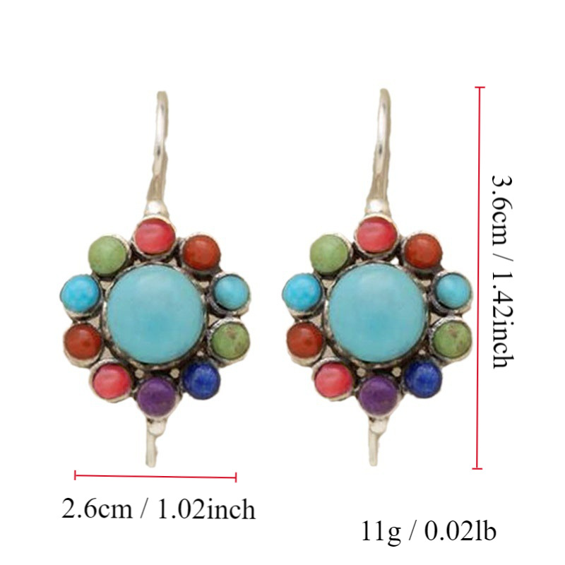 Davina – Stunning turquoise earrings in various colors to complete your look