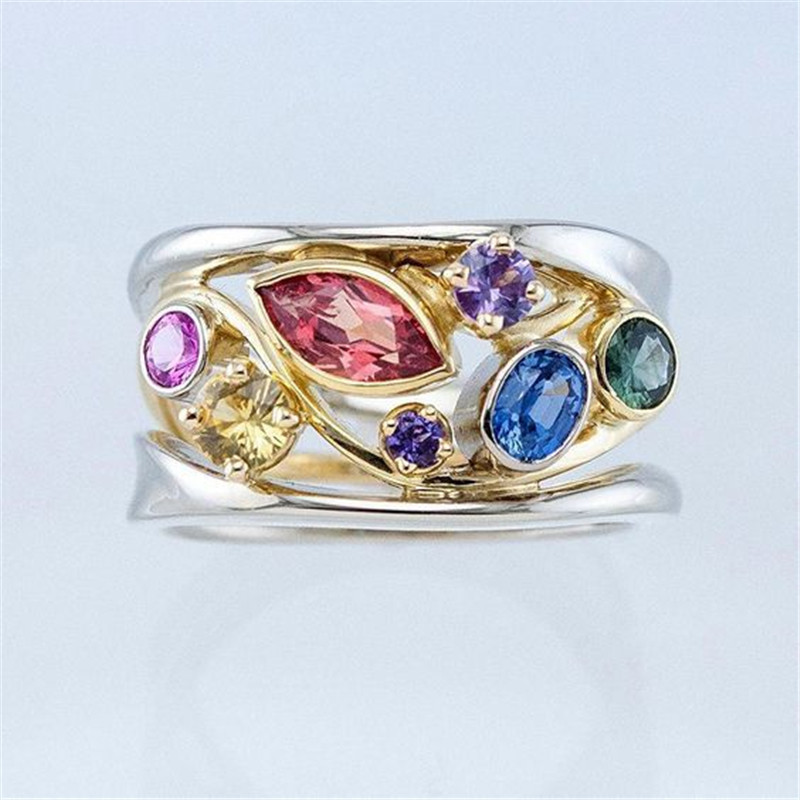 Vintage Elegant Zirconia Ring by Delaara