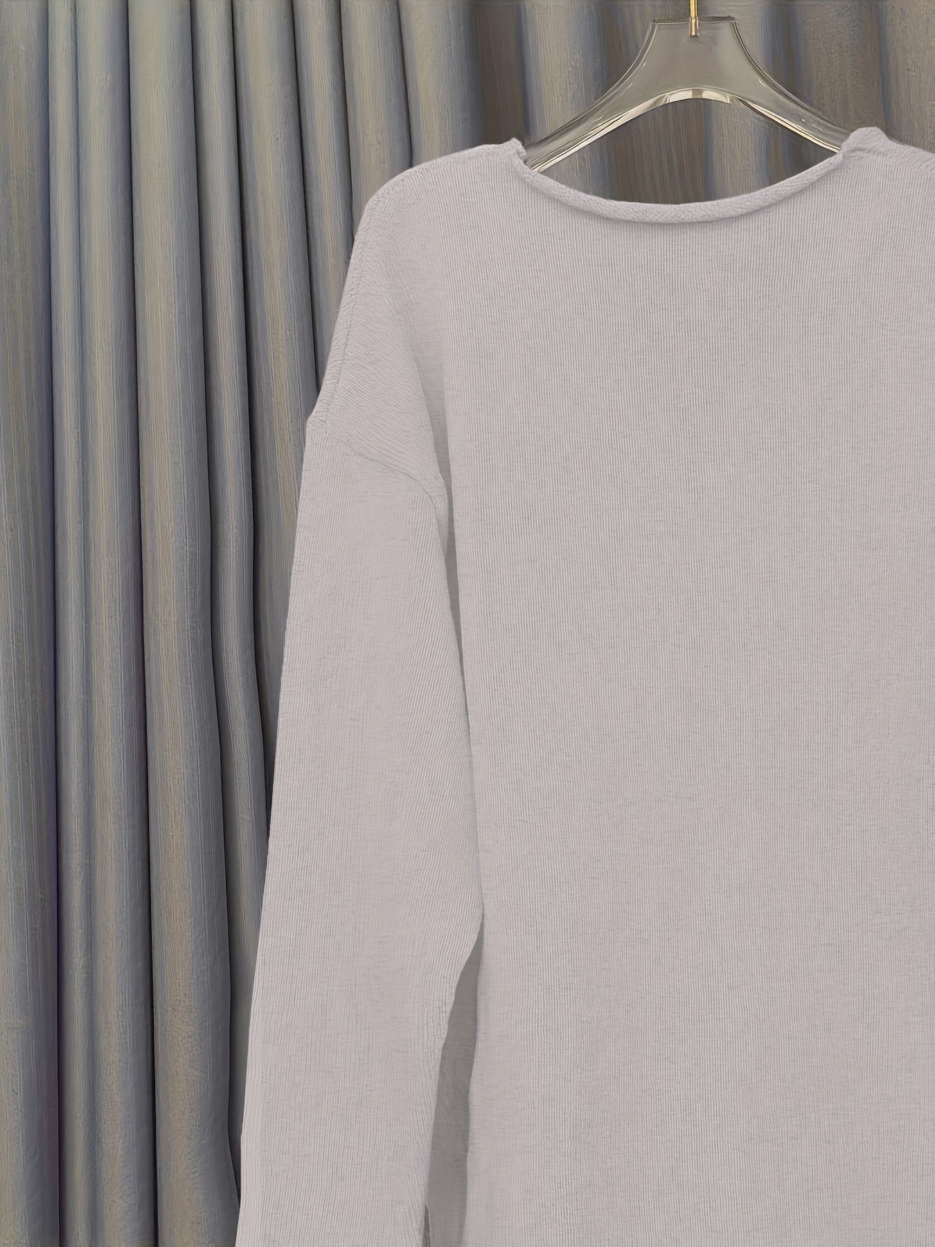 SILLASA Women's Stylish Pullover Sweater with V-Neck for Comfort and Style