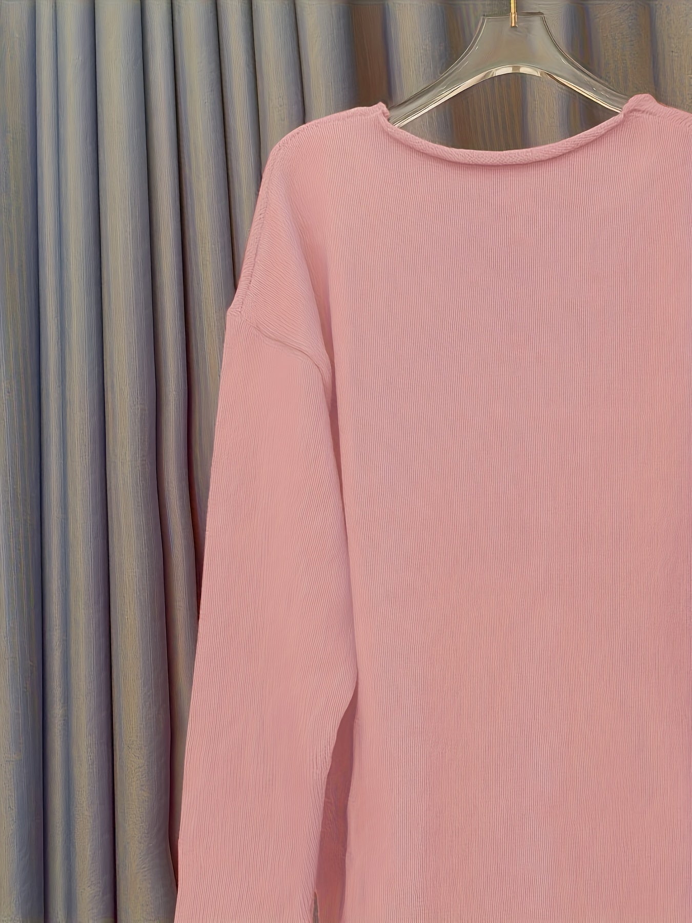 SILLASA Women's Stylish Pullover Sweater with V-Neck for Comfort and Style