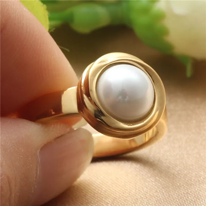 Lorelei β Elegant Design Luxury Pearl Ring