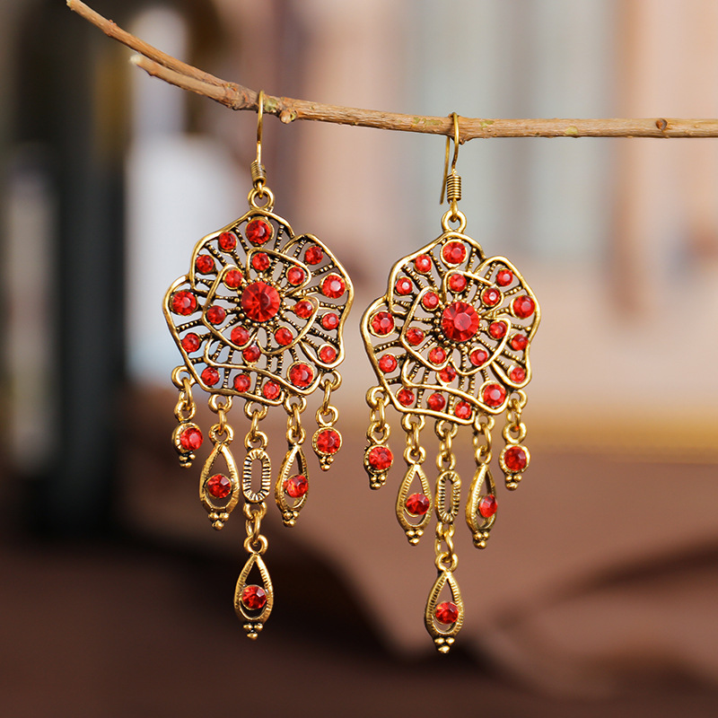 Masi β Colorful Mandala Earrings in Stunning and Unique Vintage Style
