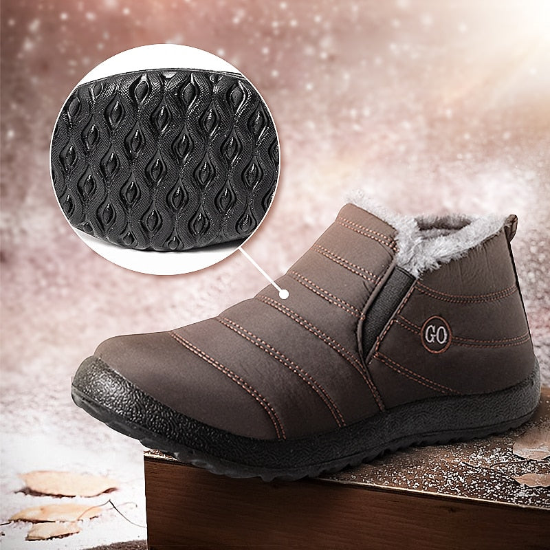 Winter orthopedic shoes made of durable waterproof cotton fabrics for maximum comfort and perfect protection
