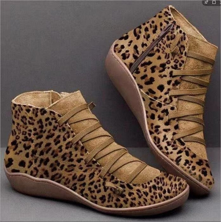 Winter Orthopedic Women's Shoes with Animal Print - Unmatched Comfort and Unique Style
