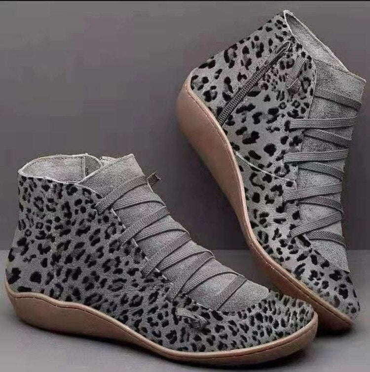 Winter Orthopedic Women's Shoes with Animal Print - Unmatched Comfort and Unique Style