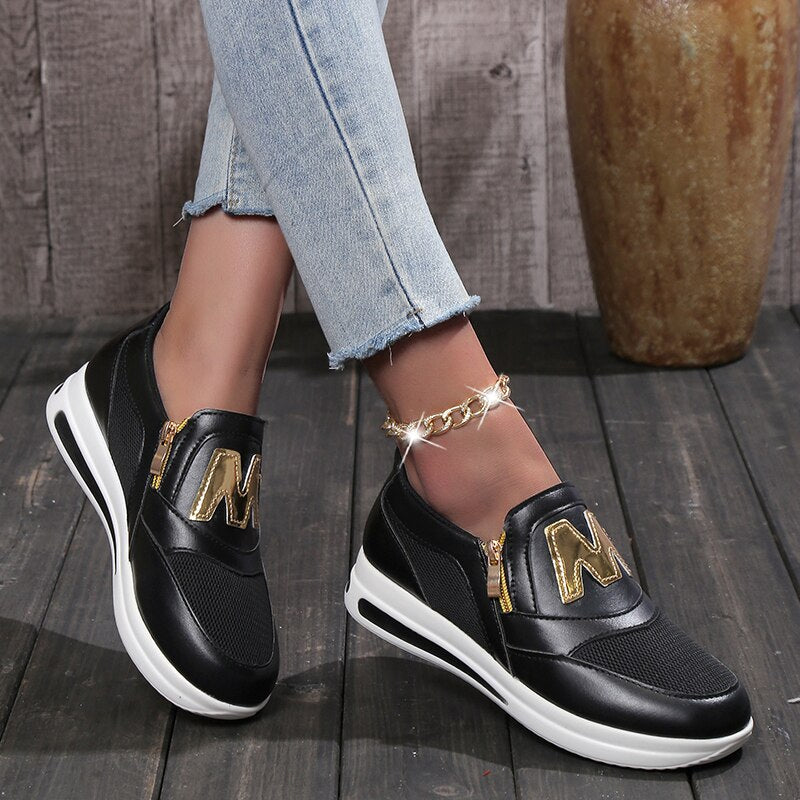 Elegant orthopedic women's shoes with stable heel - Myru