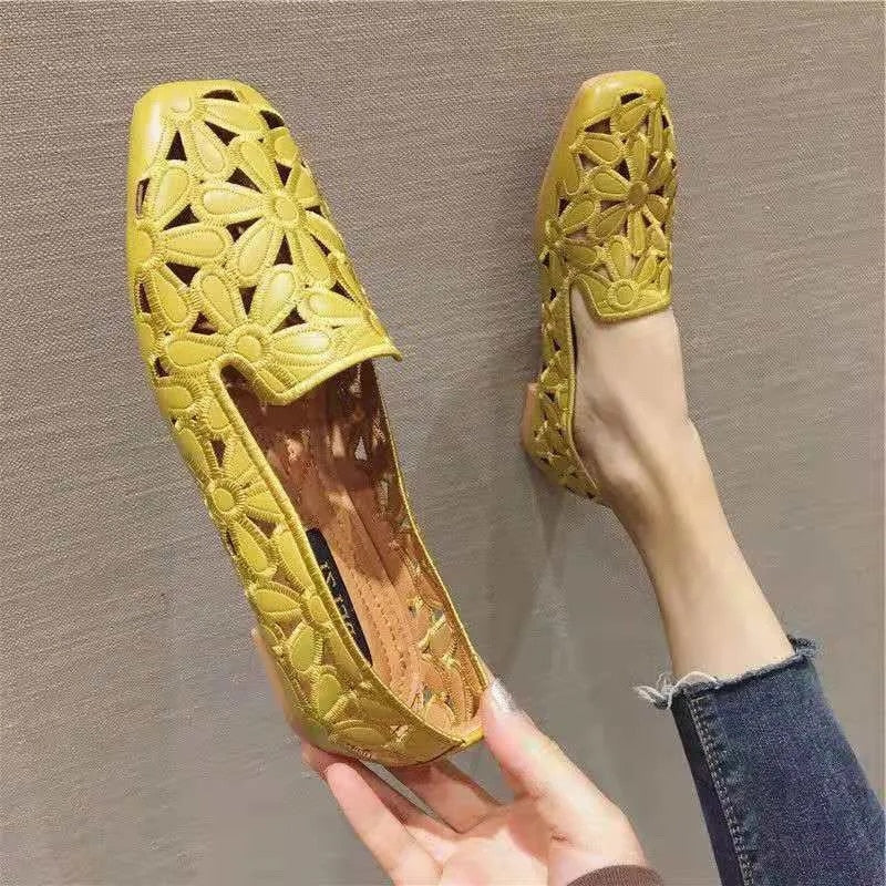 Summer Orthopedic Women's Shoes with Square Toe - Perfect Blend of Comfort and Style Guaranteed by Umita