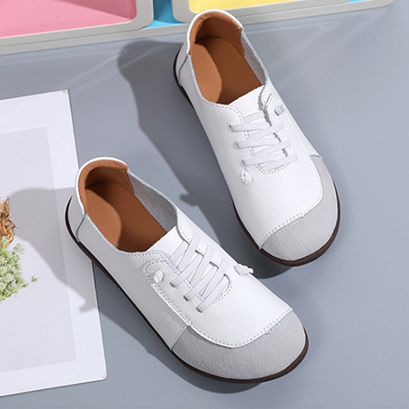 Lightweight orthopedic leather driving shoes for perfect comfort and stylish oversight