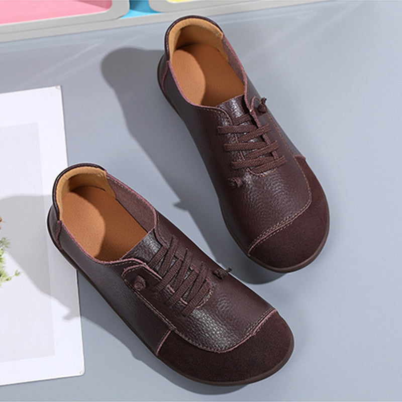 Lightweight orthopedic leather driving shoes for perfect comfort and stylish oversight