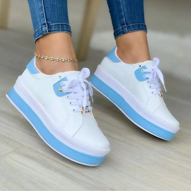 Comfortable orthotic shoes with a platform for easy and comfortable walking