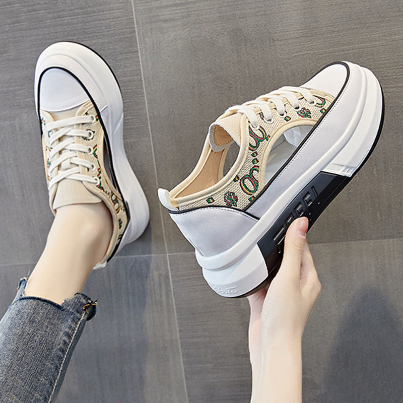 Women's orthopedic sports shoes made of Louis fabric with modern comfort and style