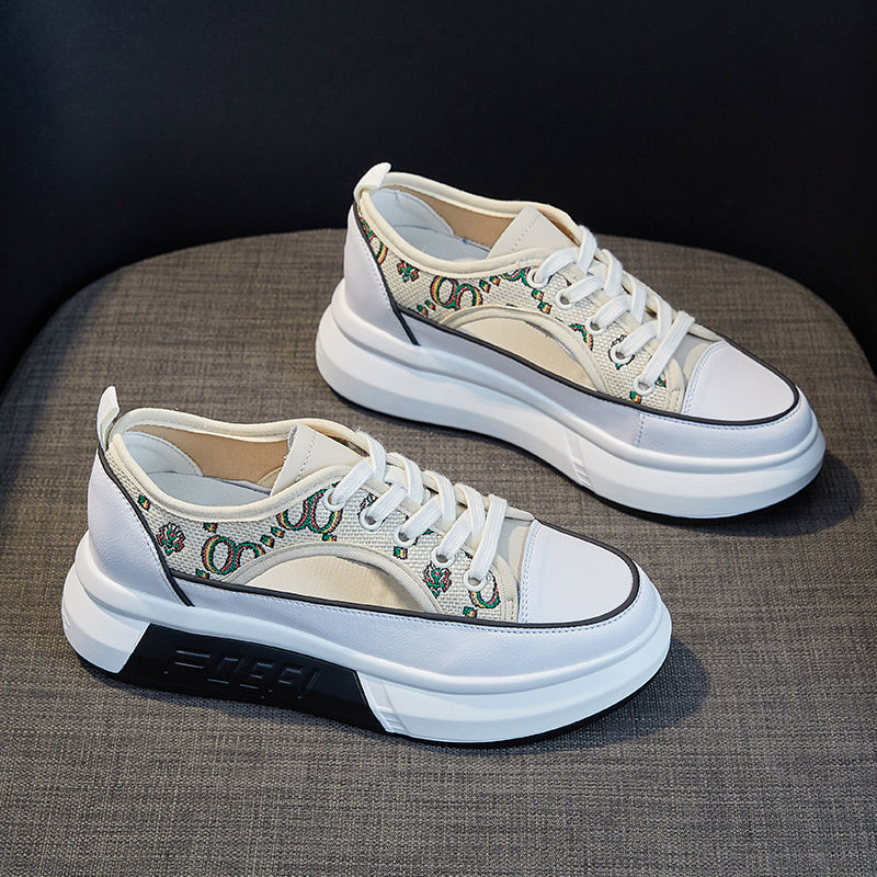 Women's orthopedic sports shoes made of Louis fabric with modern comfort and style