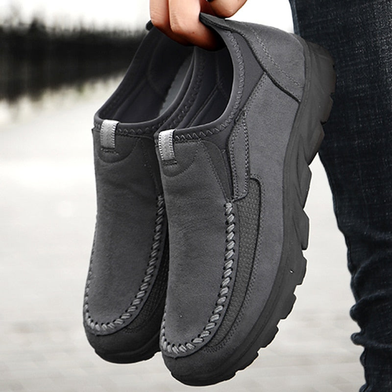Orthopedic men's comfortable shoes - perfect support and lightness feel all day long