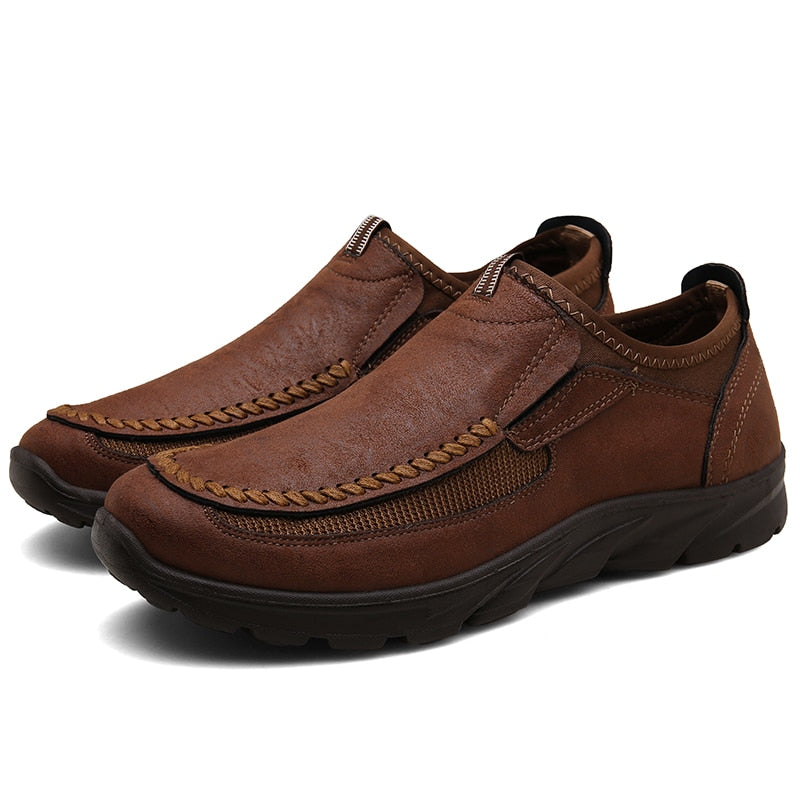 Orthopedic men's comfortable shoes - perfect support and lightness feel all day long