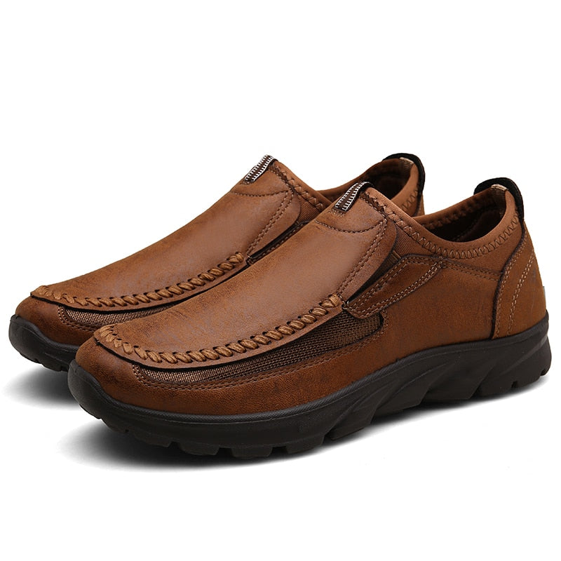 Orthopedic men's comfortable shoes - perfect support and lightness feel all day long