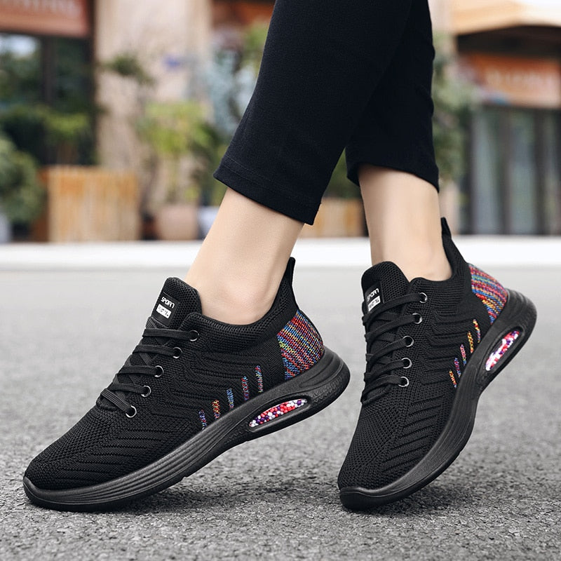 Women's Orthopedic Sports Shoes with Modern and Fashionable Platform - Almaz