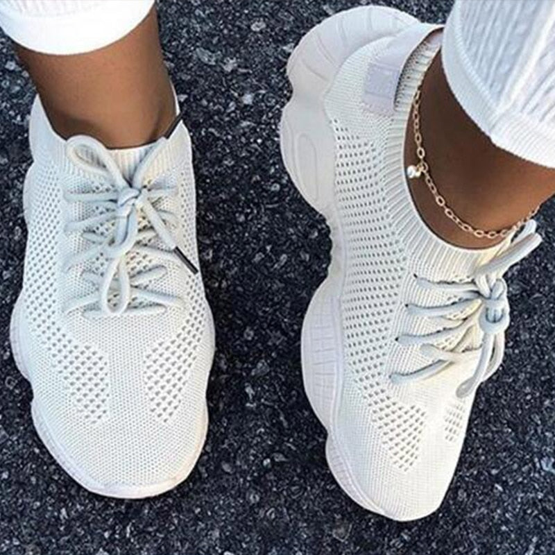 Women's Orthopedic Outdoor Sneakers with Laces β Comfortable and Stylish with Tracy