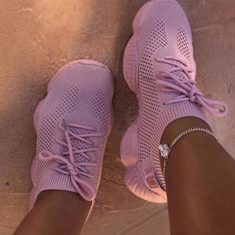 Women's Orthopedic Outdoor Sneakers with Laces β Comfortable and Stylish with Tracy