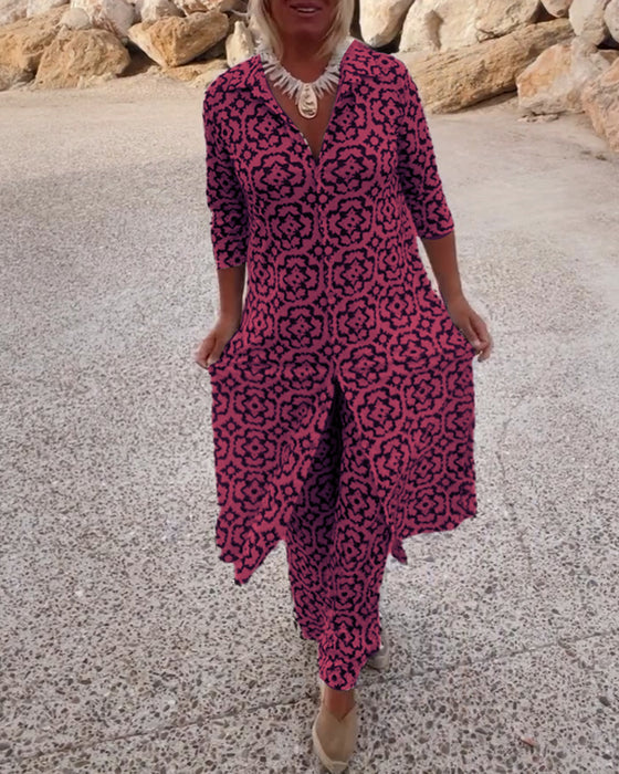 Elegant Geometric Set with Luxurious Cover