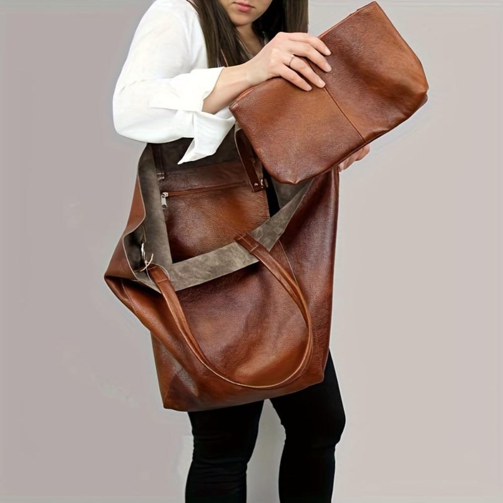 Renee's Large Retro Shoulder Bag - Style and Practicality Every Day