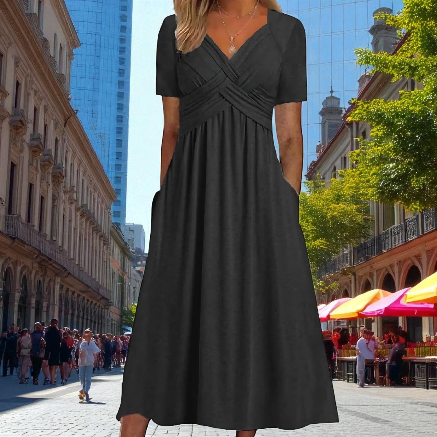 Robel Midi Jeansini with Elegant Bust Skirt - The Perfect Look for Events and Daily Style