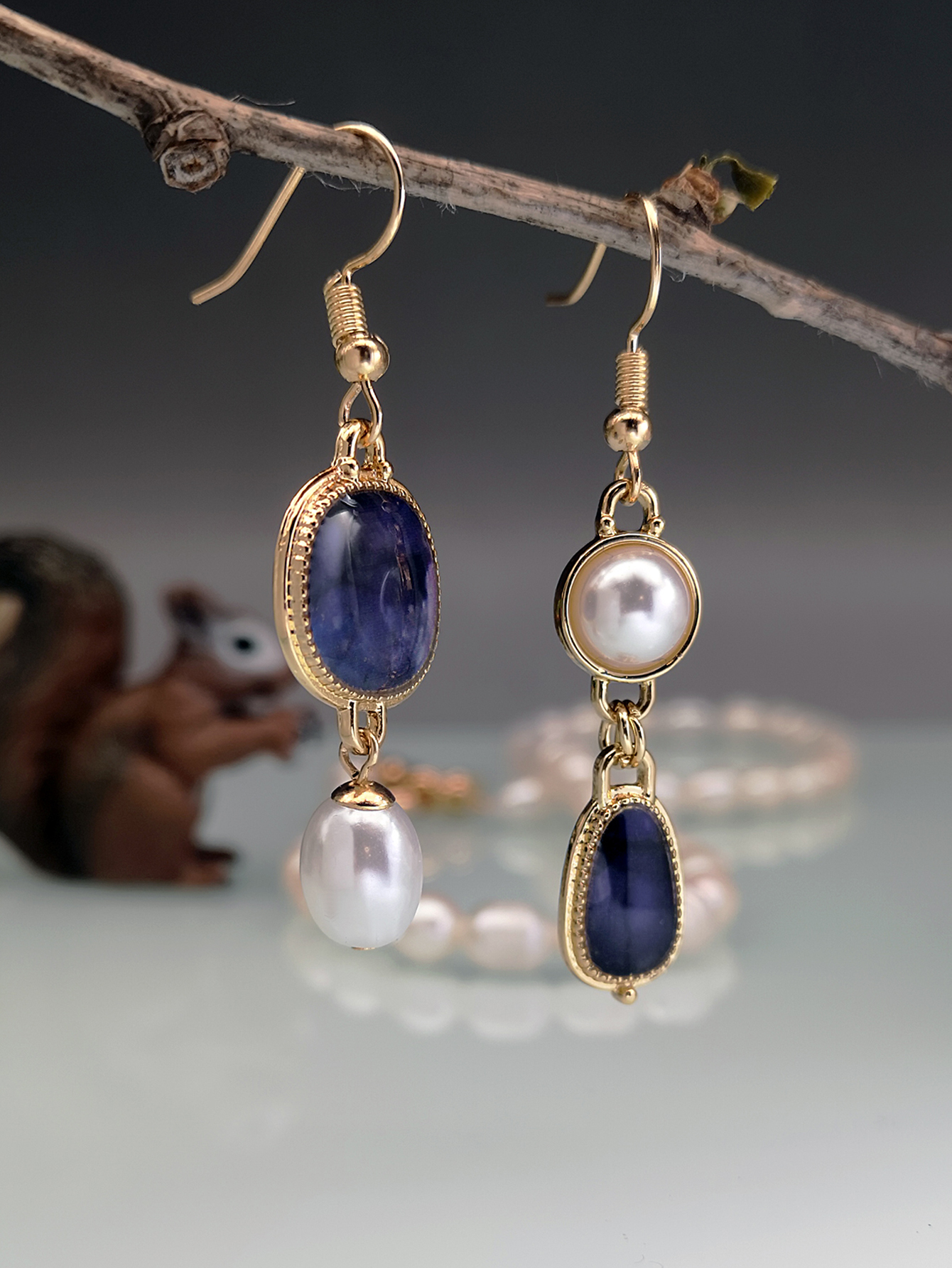 Reina โ Colorful Mandala Earrings in Unique and Stunning Vintage Style