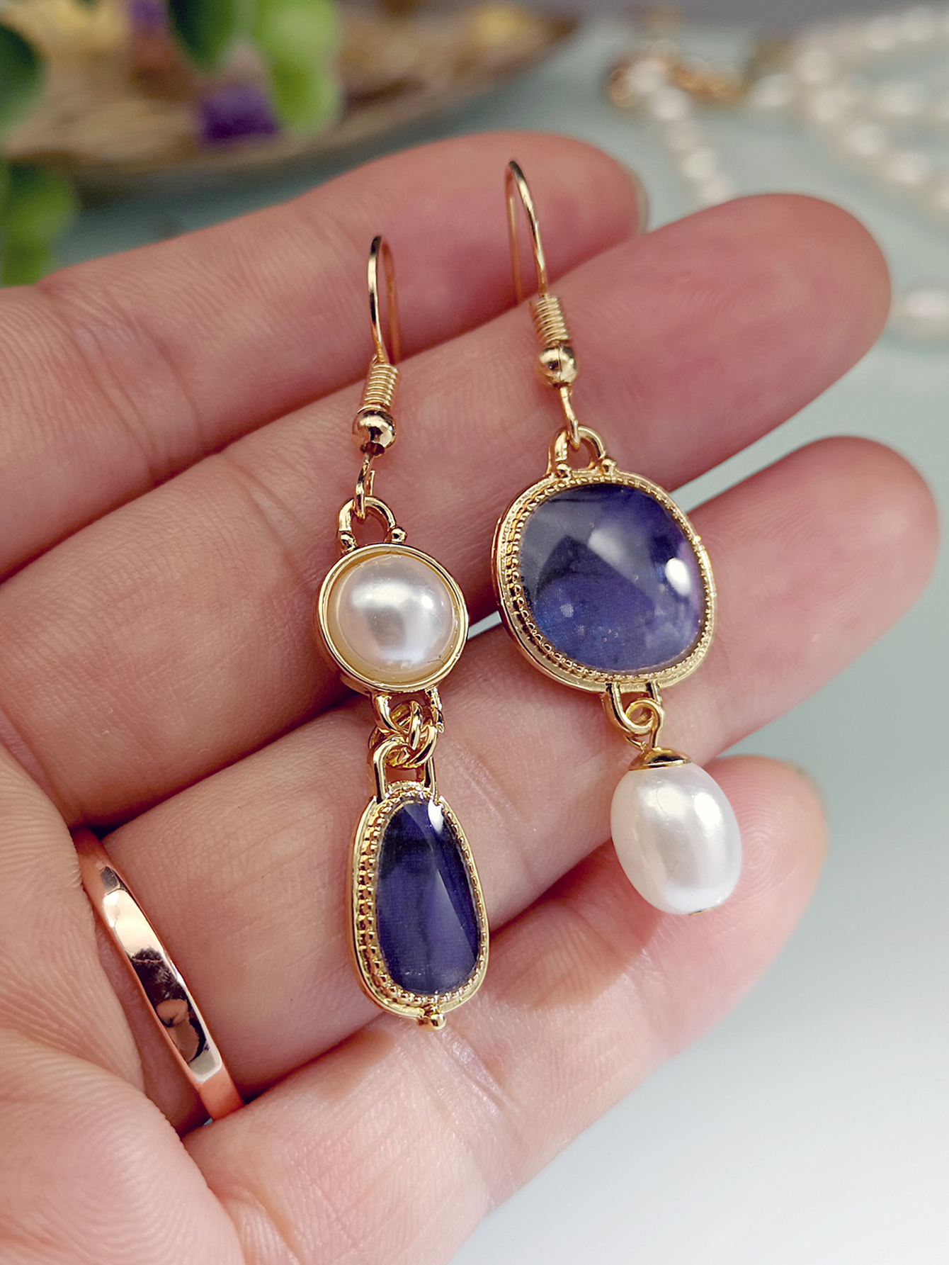 Reina โ Colorful Mandala Earrings in Unique and Stunning Vintage Style