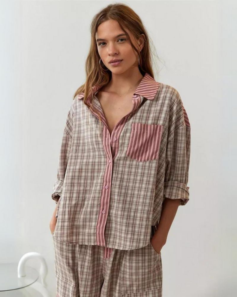 Relaxed pajamas set in Jasmine with elegant design and maximum comfort