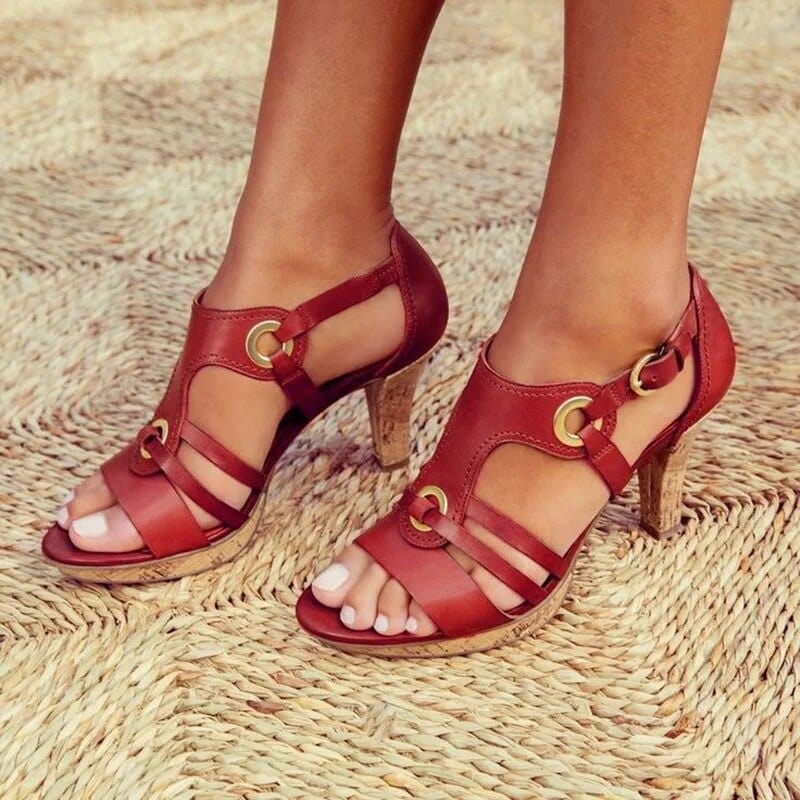 Luxury sandals with perfect heel stability and unmatched comfort