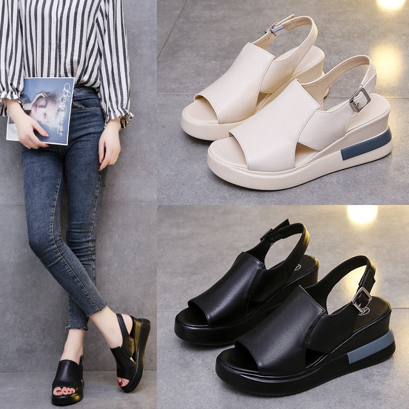 Comfortable orthopedic sandals with optimal support