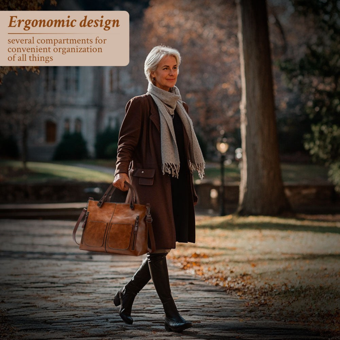 Elegant and Classic Shoulder Bag from Maya's Timeless Elegance