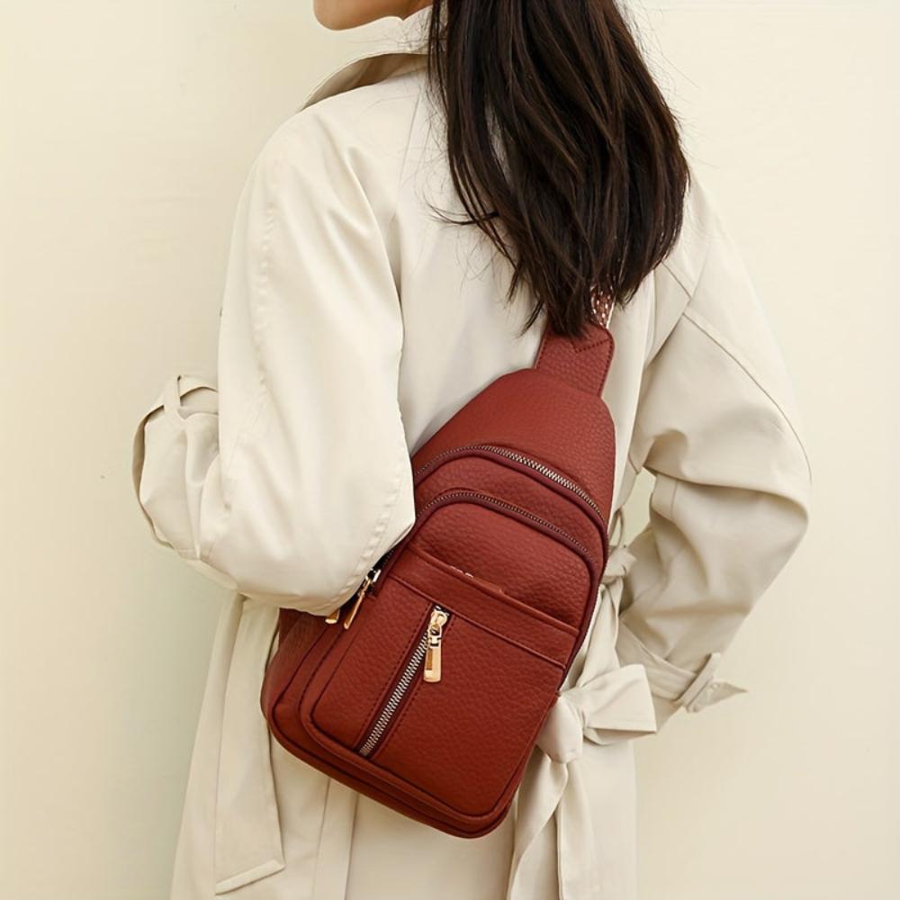Original Hazel Shoulder Bag with Elegant Corner Design