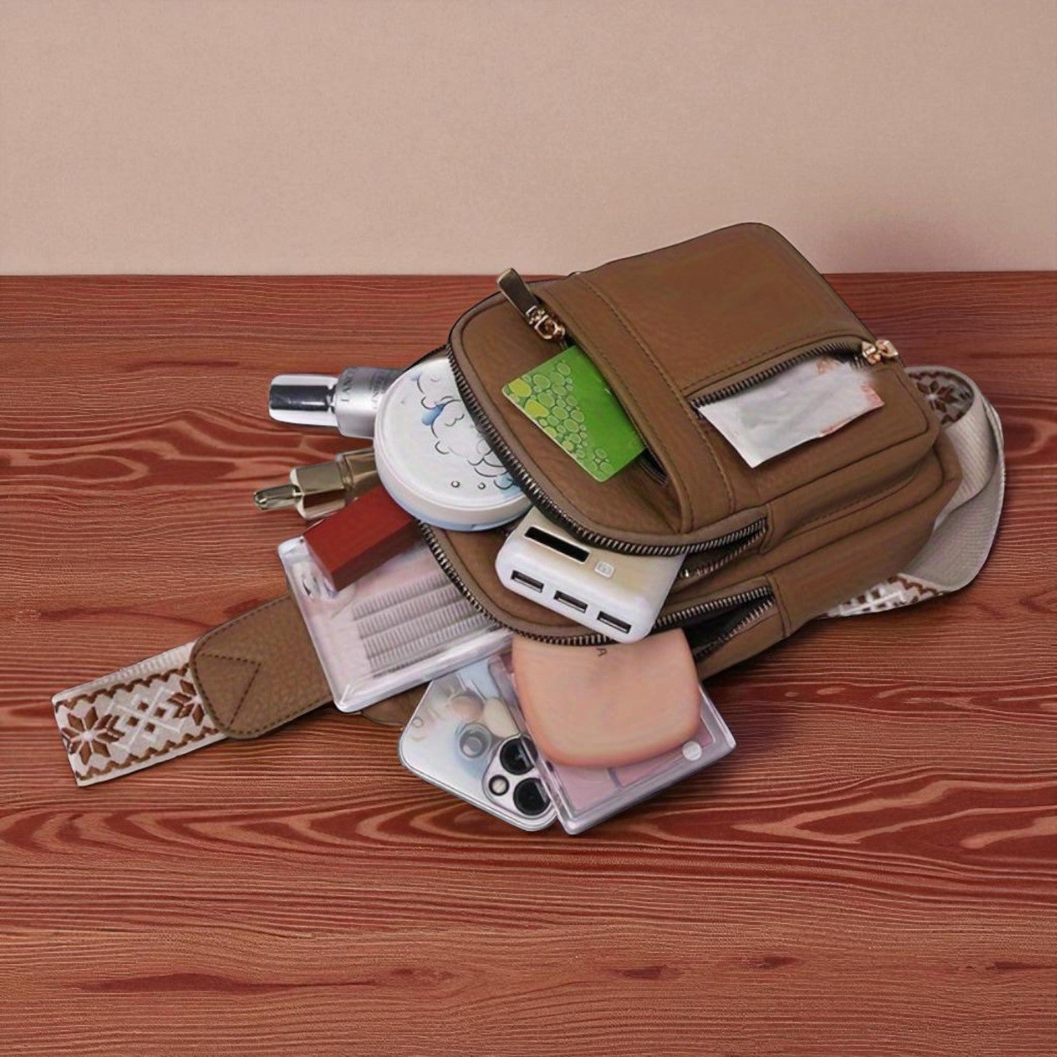 Original Hazel Shoulder Bag with Elegant Corner Design