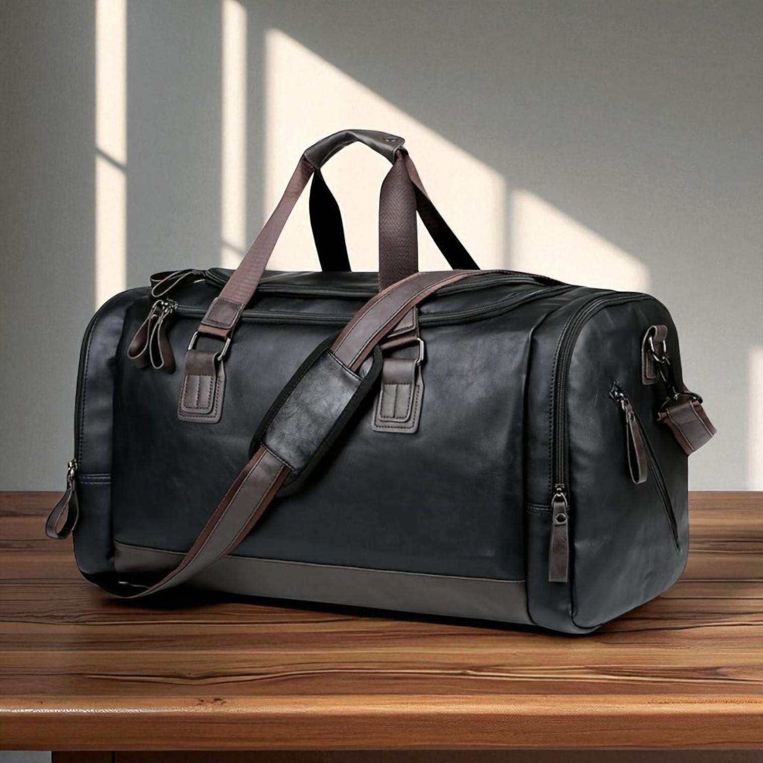 Duffle Travel Bag De Luxe Double Apron for Important and Stylish Items
