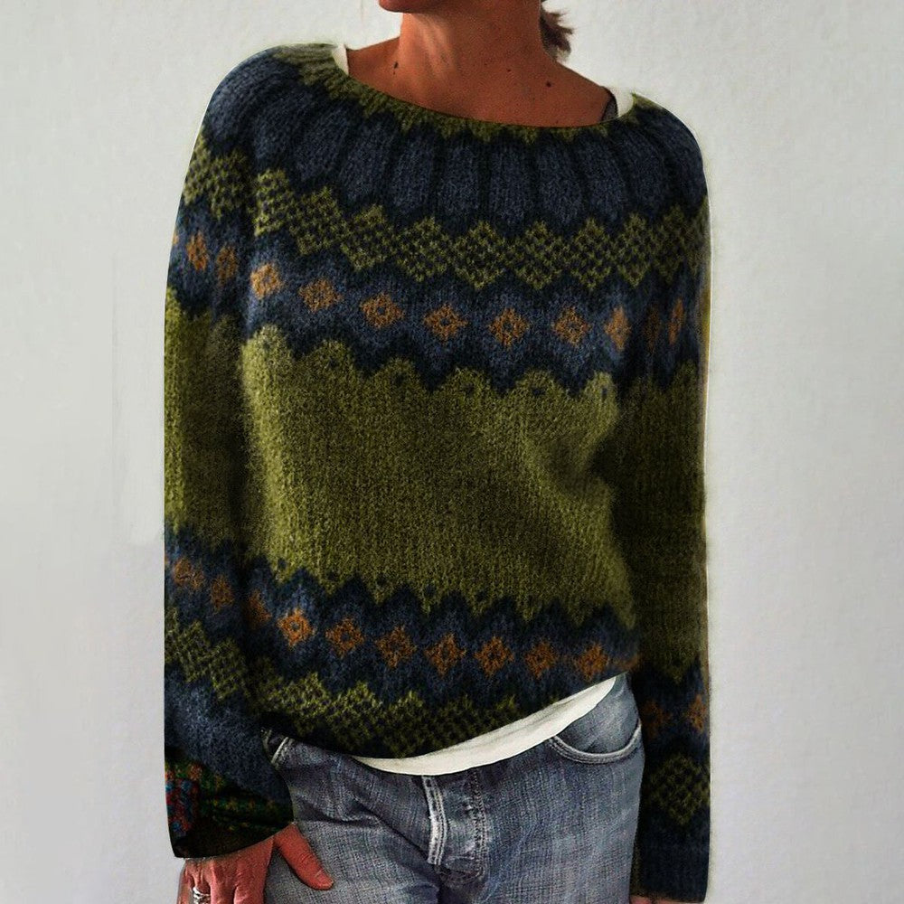 Elegant Vintage Women's Sweatshirt for Comfort and Unique Style