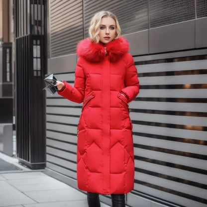 Laislauta Women's Winter Coat Parka with Long Fur for Perfect Protection and Fashionable Look