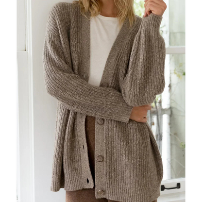 Arasi Dannen Long and Soft Cardigan - The Perfect Choice for Pleasant Days and Cozy Warmth
