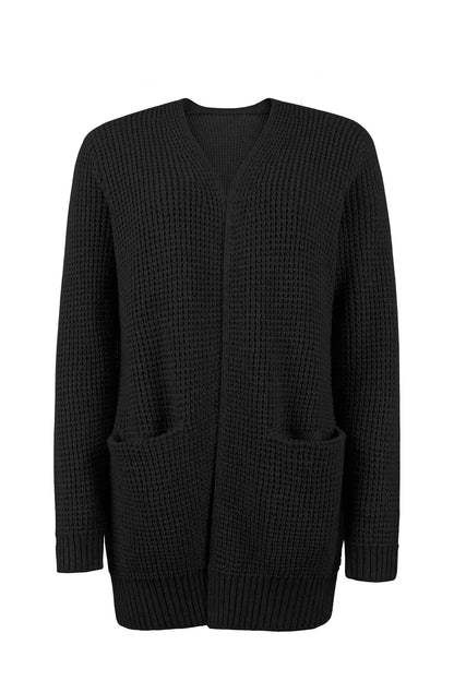Elegant women's cardigan with long sleeves - a stylish and comfortable piece for any occasion