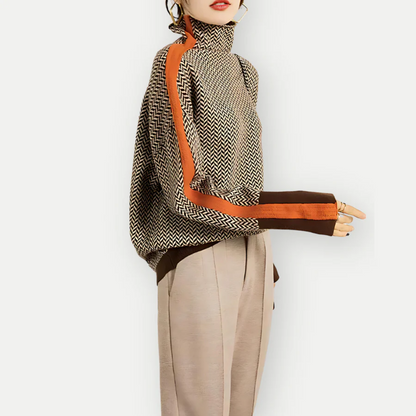 Stein for Women Close Fitted Modern Winter Sweater with Long Sleeve – A Blend of Elegance and Comfort for a Unique Style