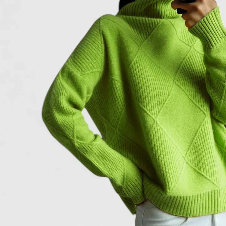 Adrisal Festive and Appliquéd Sweater Combining Comfort and Style