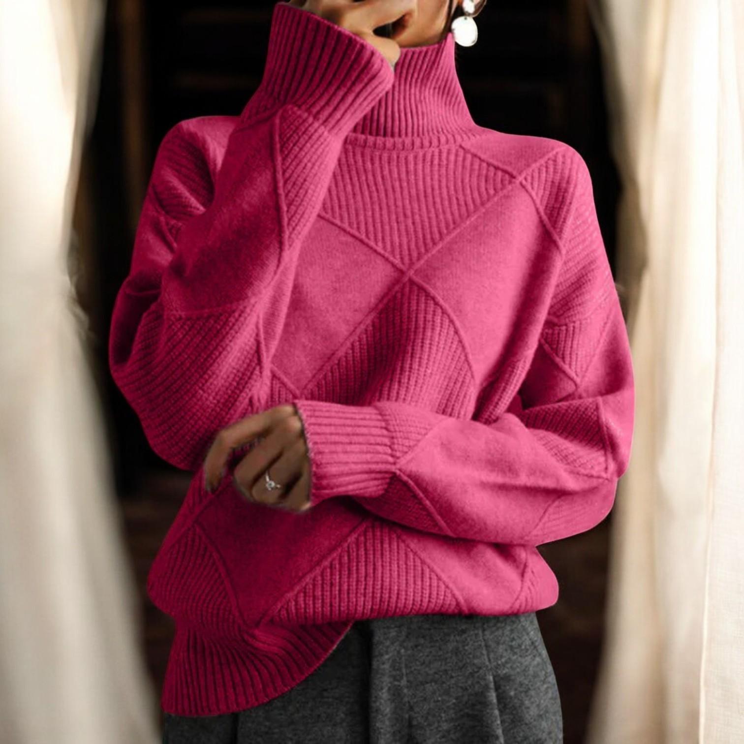 Luxury Cashmere Sweater with Elegant Turtleneck for a Perfect Style