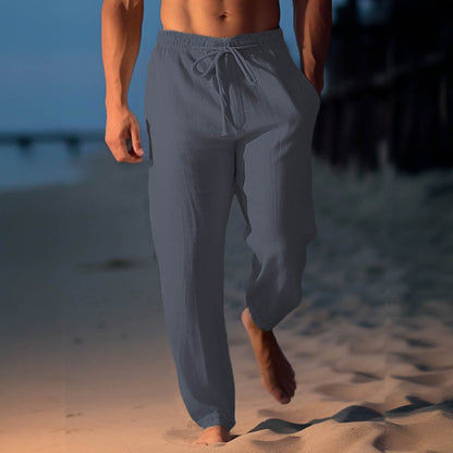Elegant linen pants by Eitan for stylish and comfortable summer wear