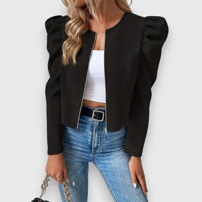 Elegant Women's Blazer with Puffed Sleeves – Add Style and Sophistication to Your Daily Wear