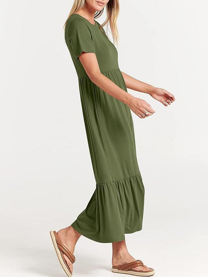 Lara Damin Women's Fashionable Summer Dress with Loose and Comfortable Design