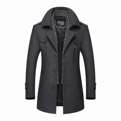 Moshe - Classic coat with elegant and sophisticated design for timeless style